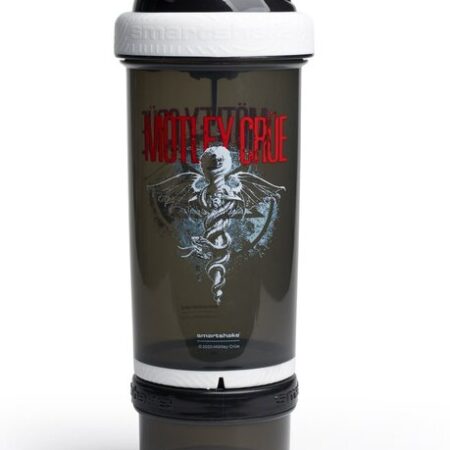 Shaker transparent avec logo Mötley Crüe.