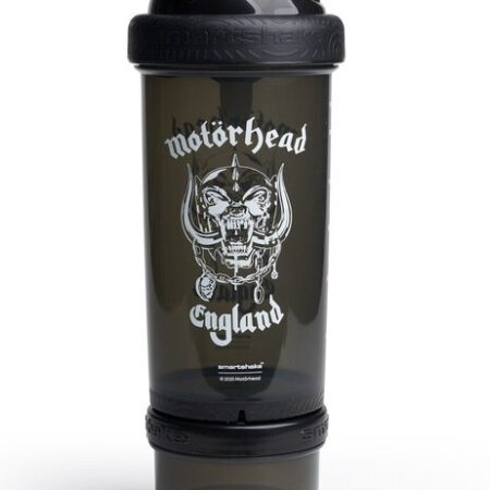 Gourde noire Motörhead avec logo.