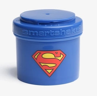 Shaker bleu Superman pour sportifs.