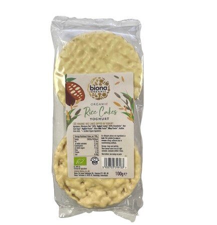 Rice Cakes, Yoghurt - 100 grams