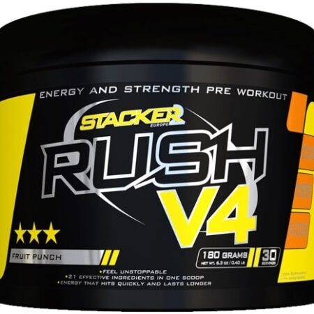 Pot de complément pré-entraînement Stacker Rush V4.