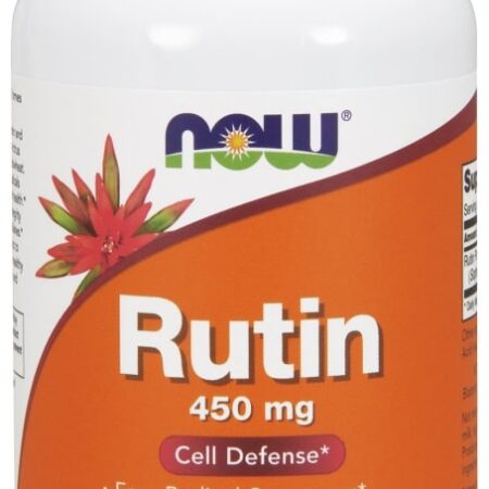Complément alimentaire Rutin 450 mg, 100 capsules végétales.