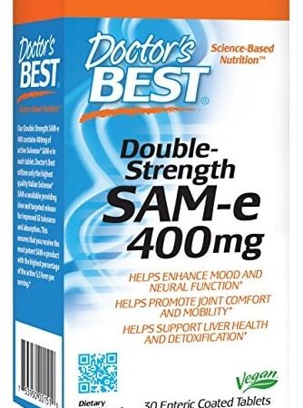 SAM-e, 400mg Double-Strength - 30 tablets