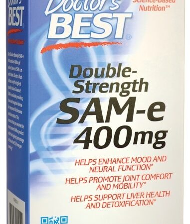 Boîte de supplément SAMe Doctor's Best 400mg.