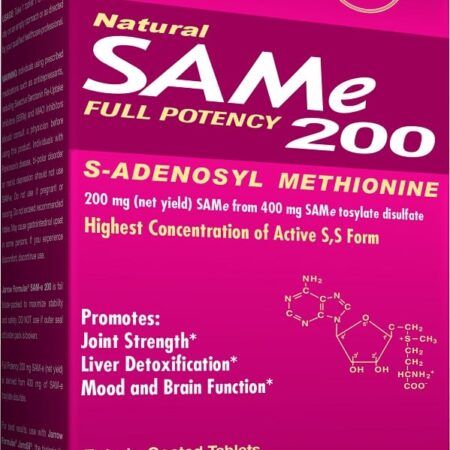 Complément alimentaire SAMe pour articulations, foie, humeur.
