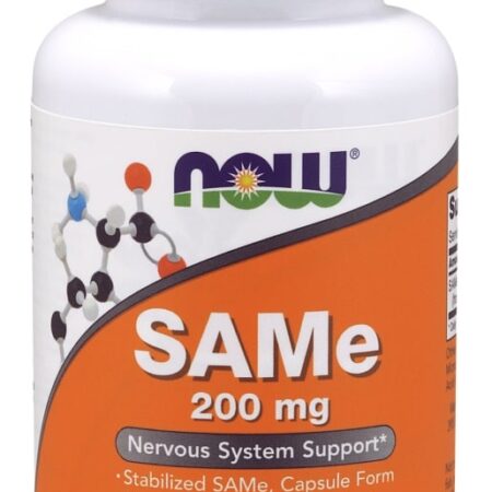 Complément alimentaire SAMe 200 mg, 120 gélules végétales.