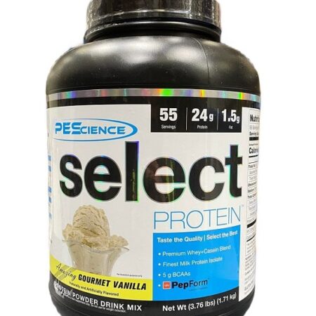 Pot de protéine vanille PEScience Select.