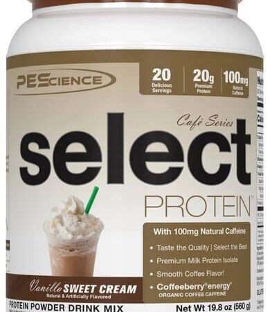 Select Protein Cafe Series, Vanilla Sweet Cream - 560 grams