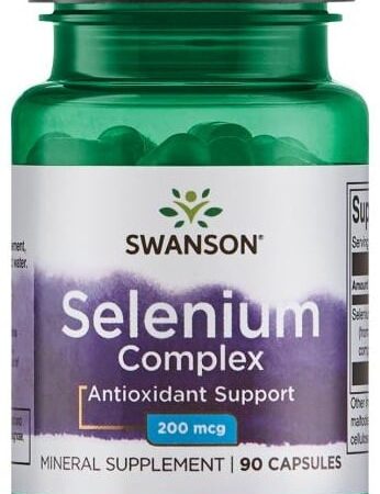 Complément alimentaire Swanson Selenium Complex.
