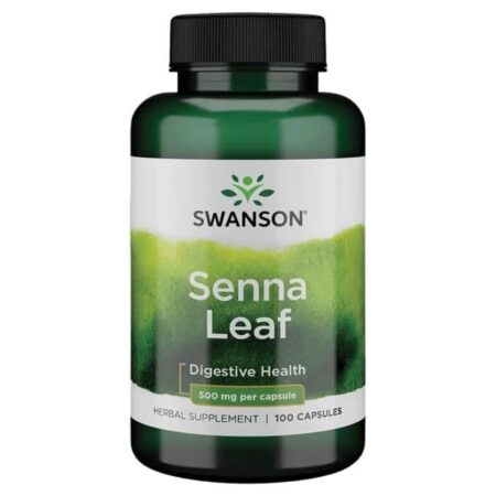 Flacon de complément alimentaire Senna Leaf.