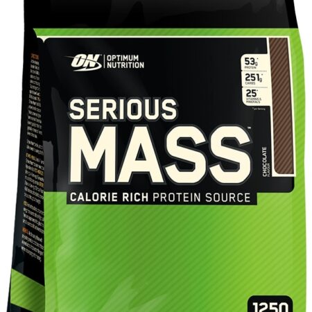 Paquet de Serious Mass, protéine chocolat.