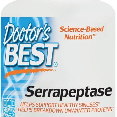 Flacon de Serrapeptase Doctor's Best, 270 gélules.