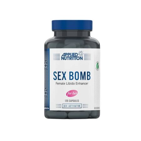 Flacon Sex Bomb stimulateur libido féminine, 120 capsules.