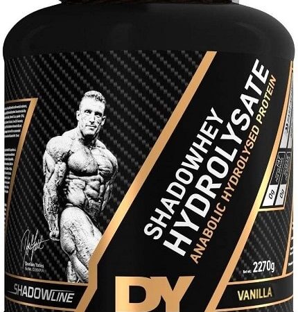 Pot de protéine whey hydrolysée, vanille.