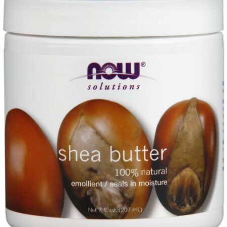 Pot de beurre de karité naturel NOW Solutions.