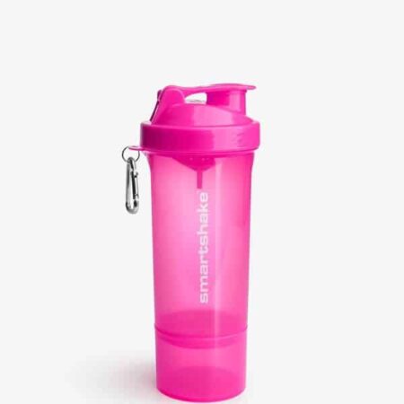 Shaker rose pour sportifs et compléments alimentaires