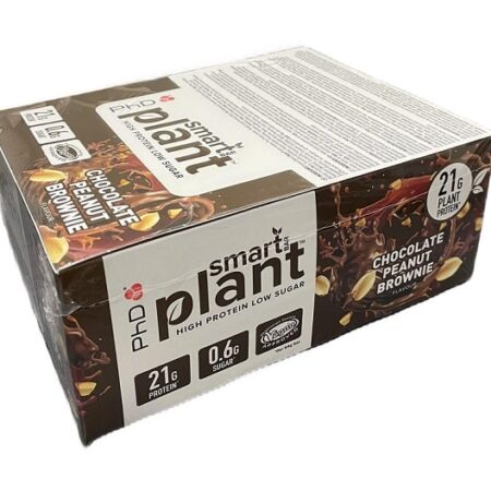 Boîte de brownies protéinés végétaliens Smart Plant.