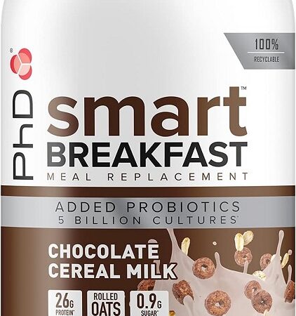Substitut de repas Smart Breakfast, probiotiques ajoutés.