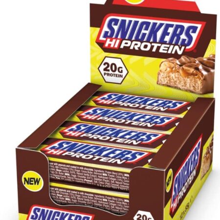 Nouvelles barres Snickers Hi-Protein, 20g protéines.