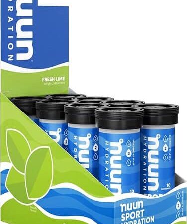 Comprimés d'hydratation Nuun Sport citron.