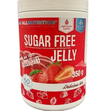 Pot de gelée sans sucre à la fraise.