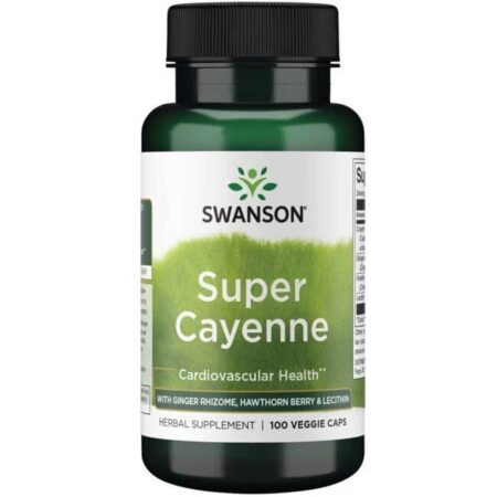 Complément alimentaire Super Cayenne pour santé cardiovasculaire.