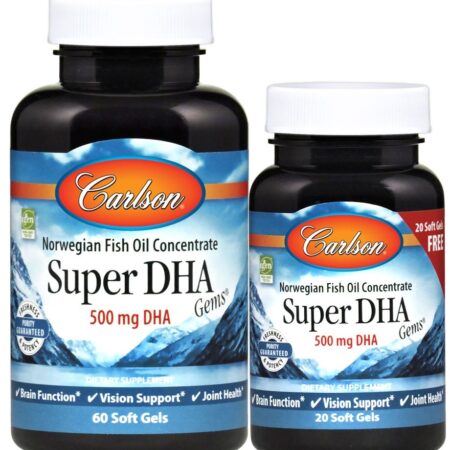 Complément alimentaire à l'huile de poisson norvégienne DHA.