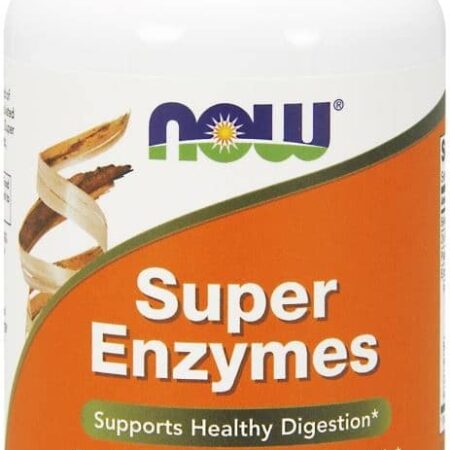 Flacon de compléments alimentaires Super Enzymes.