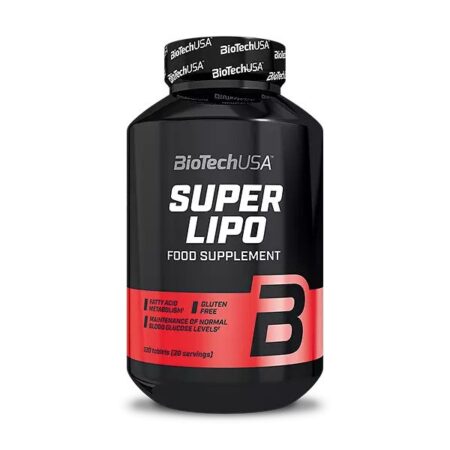Supplément alimentaire Super Lipo BiotechUSA sans gluten.