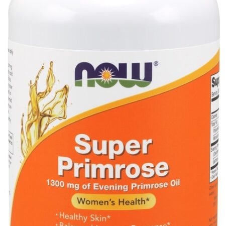 Bouteille de complément alimentaire Super Primrose.