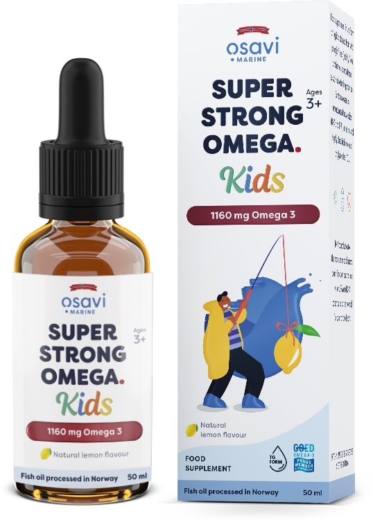 Complément alimentaire Omega 3 pour enfants.