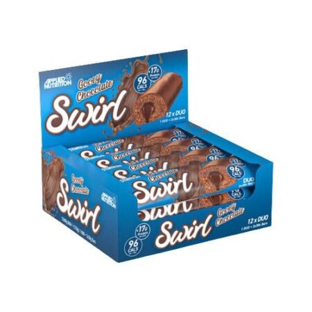 Boîtes de barres protéinées chocolat Swirl.