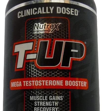Flacon T-Up Nutrex, complément testostérone, musculation.