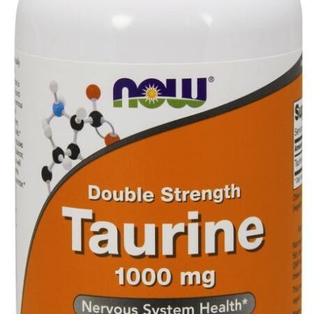 Bouteille compléments Taurine 1000mg, santé visuelle, végétarien.