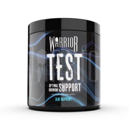 Pot de complément Warrior Test, saveur framboise bleue