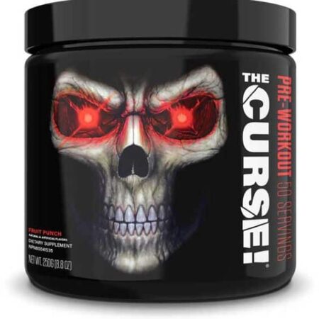 Pot de pré-entraînement The Curse, goût punch.