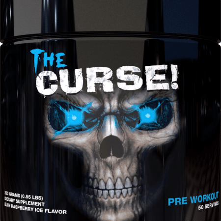 Supplément pré-entraînement The Curse, goût framboise.