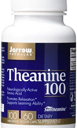 Complément alimentaire Théanine Jarrow Formules.