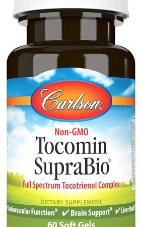 Supplément alimentaire Carlson Tocomin SupraBio non-OGM.