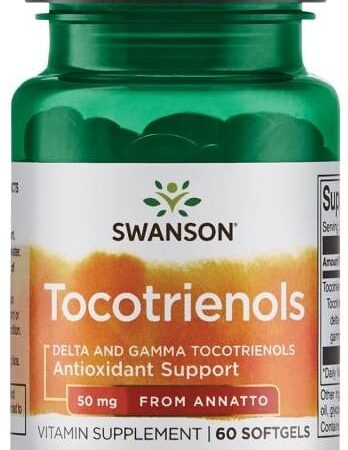 Flacon Swanson Tocotriénols complément antioxydant.