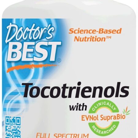 Flacon Doctor's Best Tocotriénols, complexe vitamine E.