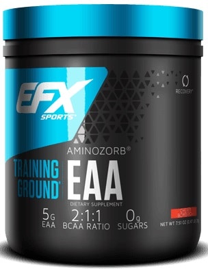 Pot de complément alimentaire EFX Sports EAA.