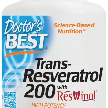 Supplément de trans-resvératrol, végan, 200mg.