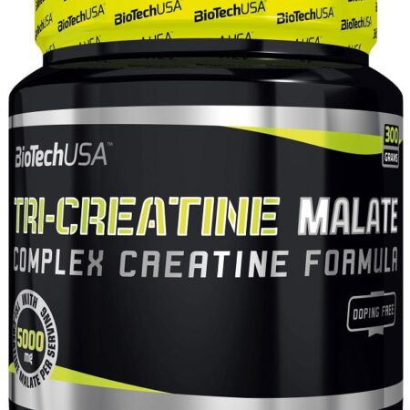 Pot de créatine Tri-Créatine Malate fitness.