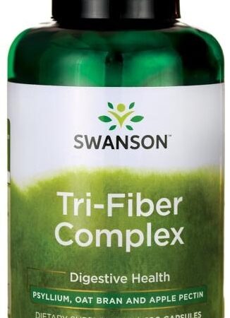 Pot de complément alimentaire Tri-Fiber Swanson.