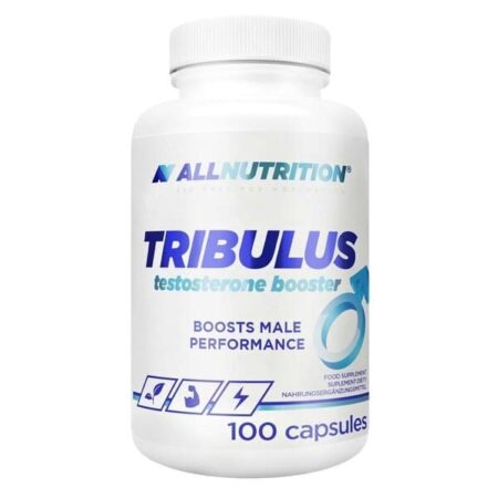Bouteille de supplément Tribulus pour la performance masculine.
