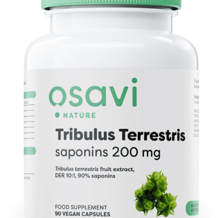 Pot de complément Tribulus Terrestris végan.