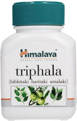 Flacon Himalaya Triphala compléments alimentaires.