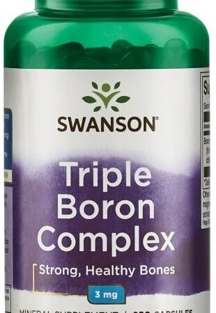 Complément alimentaire Swanson Triple Boron Complex.