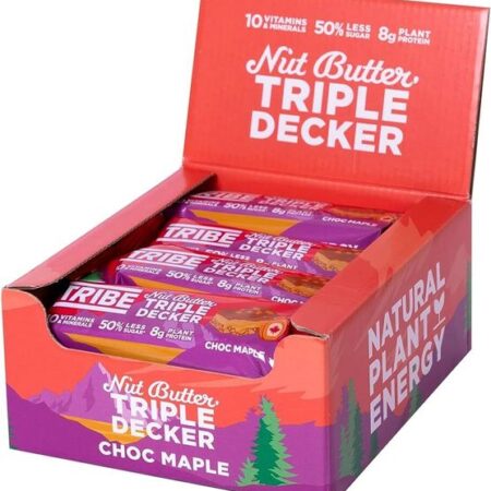 Triple Decker, Choc Maple - 12 x 40g